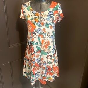 MSK Floral Print Dress - Multicolor